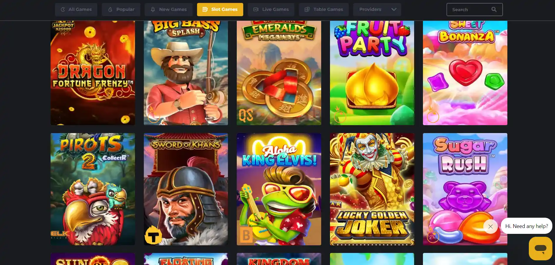 Promotions page